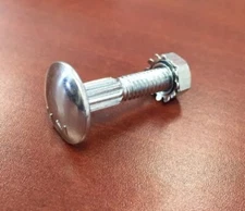 Todco 800150040 1/4" x 1-1/4" overhead door bolt and nut (20 pack)  Whiting