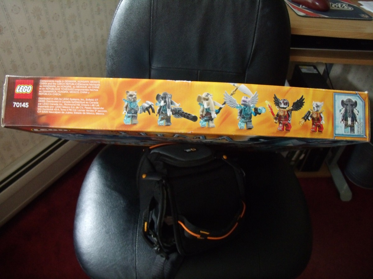 LEGO LEGENDS OF CHIMA #70145 MAULA'S ICE MAMMOTH STOMPER 604 PCS