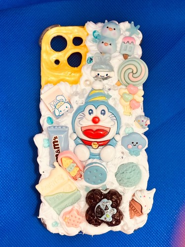 Phone Case Doraemon Anime /Desser / Handmade/ Kawaii/ Decoden - Picture 10 of 11