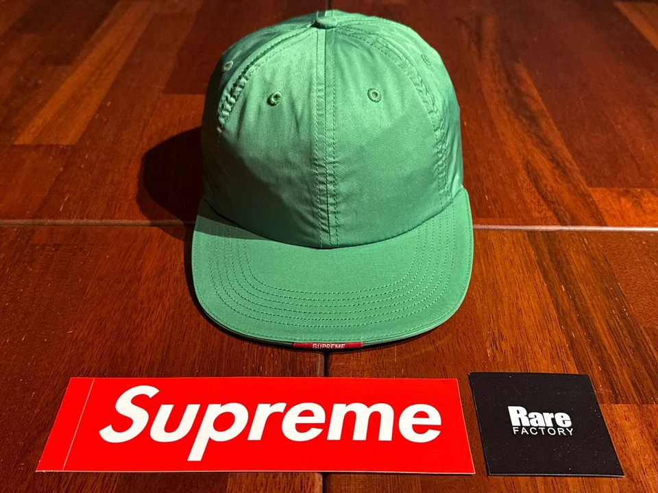 Visera de nailon Supreme nivel 6 paneles verde Foto 2 de 3