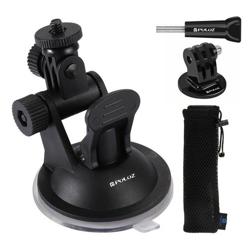 Soporte de Ventosa para Auto y Adaptador para Tripode GoPro DJI Insta360, Bolsa