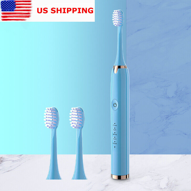 Latest item Sonic Blue Electric Toothbrush Rechargeable Latest item Prec Heads Modes 3 5