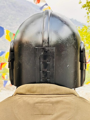 Star Wars Black Series Mandalorian Steel Helmet Boba Fett Wearable Costume Larp - Picture 2 of 17