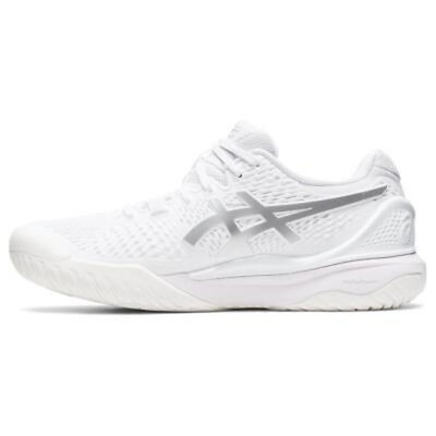Asics Gel-Resolution 9 Comfortable Low-top Tennis shoes White- 1042A226-100-