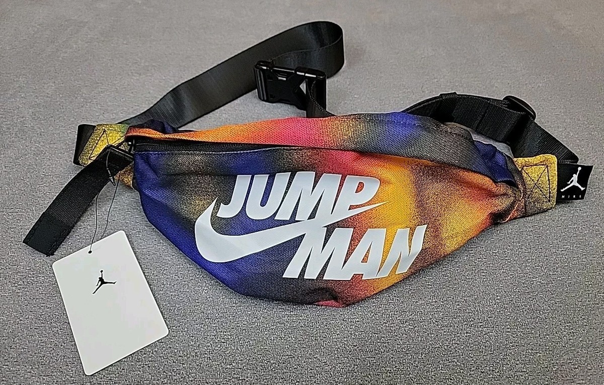NEW NWT Nike Jordan JUMPMAN Fanny Pack Crossbody SATCHEL SPORTY NIKE HOOP