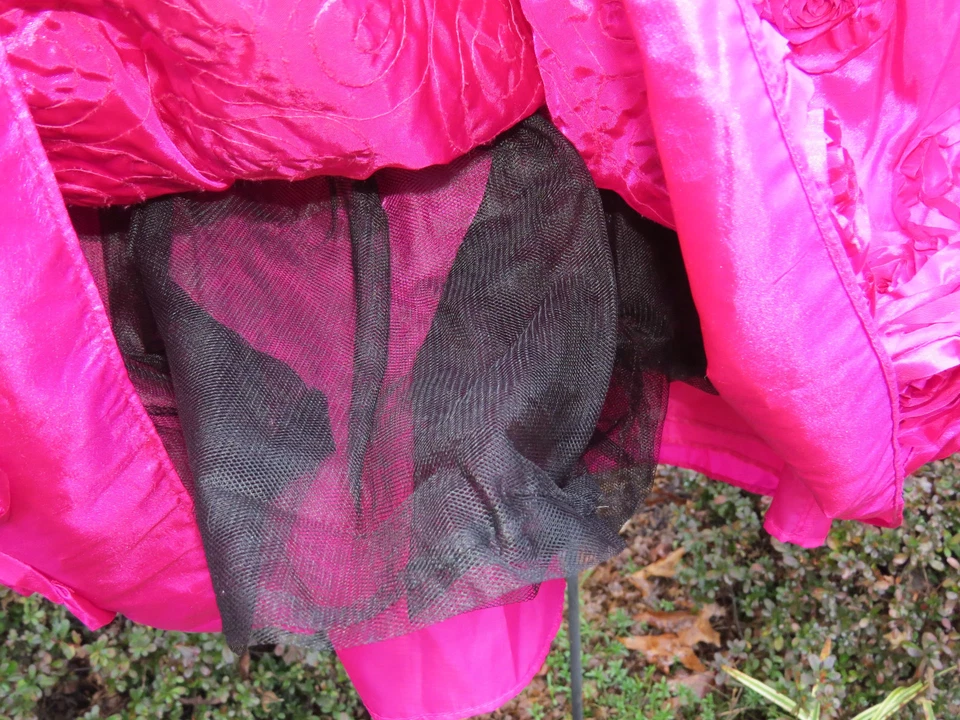 Vestido de casamento JESSICA ANN tafetá florista ocasião especial namorados tamanho 6X - Imagem 4 de 4