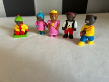 LOT DE 5 FIGURINES PETIT OURS BRUN