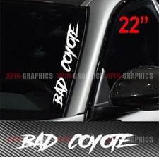 Bad Coyote Windshield 22 Window Decal Sticker Fits Ford Mustang 5.0
