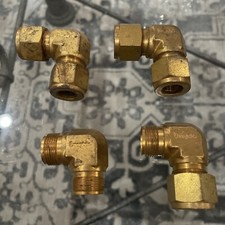  4 Swagelok Elbow Fitting 3/4"- 3/4"  SEE PHOTOS 