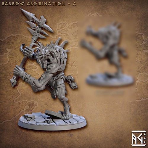 Artisan Guild Miniature D&D/wargames Horrors of Rodburg Barrows resina 3d print - Imagen 2 de 29