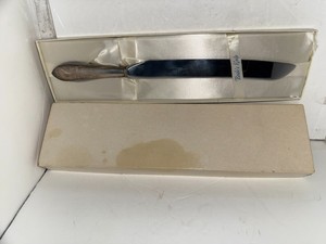 Vintage (1973)  Bride’s Cake Knife - Sheffield England Stainless Steel