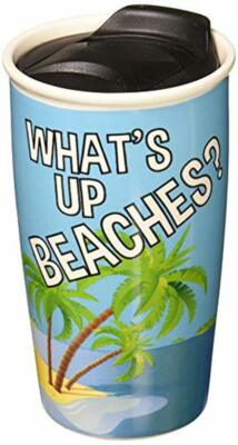 What's up Beaches Travel Mug