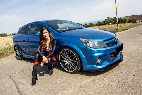 Sopracciglia anteriori/Maschera coprifaro per Opel/Vauxhall Astra H + OPC/VXR - Foto 3 di 7