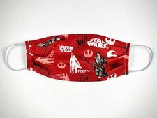 Star Wars Rey Face Mask, Reusable Cotton, Handmade Anti Dust Mask - Washable Fac