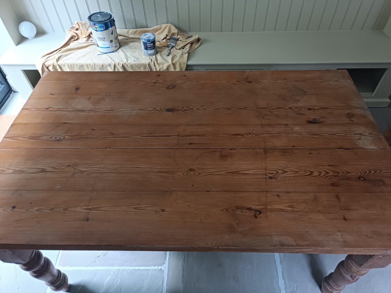 Antique rustic farmhouse dining table eBay