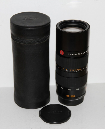 Leica 11281 Vario Elmar-R Objektiv 80–200 mm f/4 Tele Zoom ROM E60. Mit Etui. - Bild 1 von 13