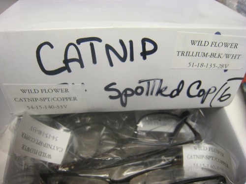 Wildflower Eyeglasses Frame CATNIP SPOTTED COPPER 54-15-140-33V with unger case - Picture 6 of 6