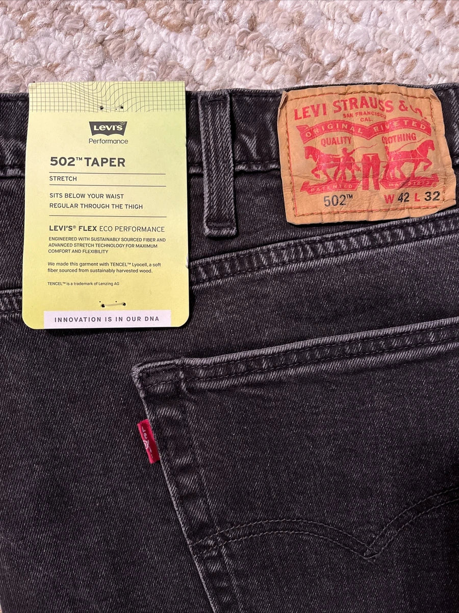 Levis 502 sale stretch black