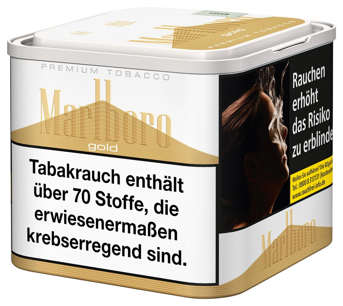3 x Marlboro Premium Tobacco Gold Zigarettentabak Dose á 70 gr. zu 