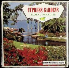 Cypress Gardens Florida 3d View-Master 3 Reel Packet - 21 Full Color Images