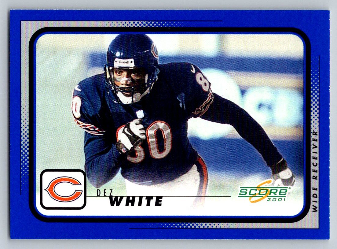 2001 Score #37 Dez White Chicago Bears