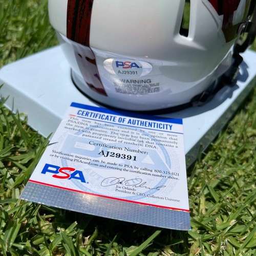 Spencer Rattler Signed Speed Mini Helmet PSA/DNA Oklahoma Sooners Autographed - Picture 2 of 2