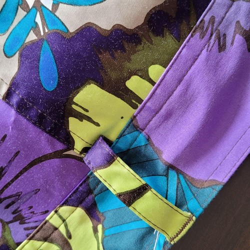 Additions By Chico's Brightly Colored Floral Jacket Bold Purple Sz 2 Large EUC - Picture 5 of 9