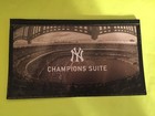 2018 New York Yankees Champions Suite Ticket Booklet and Schedule - Rare - HTF — photo 1