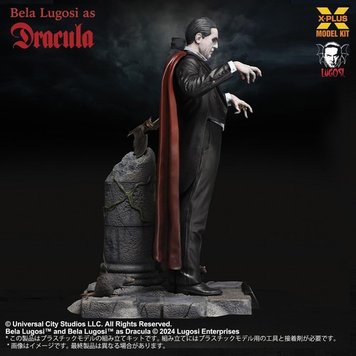 X-Plus Bela Lugosi as Dracula 1:8 Scale Unpainted Plastic Model Kit Horror - Picture 7 of 13