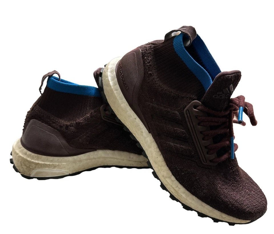 Adidas Ultraboost Zapatos para Correr Todo Terreno en Granate Noble ~ Talla 4.5 Juveniles Foto 4 de 4