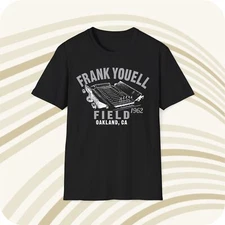 Frank Youell Field 1962 Classic Cut Football T-Shirt - Oakland Raiders