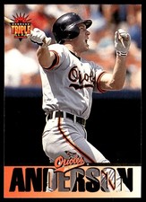 Brady Anderson 1994 Triple Play #151 Orioles MLB READ FREE SHIPPING AutographDen