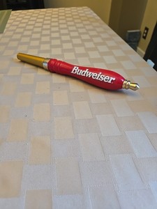 BUDWEISER UMBRELLA LARGE BEER TAP HANDLE KNOB RARE