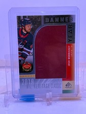 2019-20 SP Game Used Hockey Heritage Classic Banner Year Relic Josh Morrissey