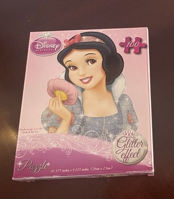 DISNEY PRINCESS GLITTER EFFECT JIGSAW PUZZLE 100 PIECE