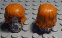 Lego Figur ZubehöR Haar Dunkelocker FüR Frau