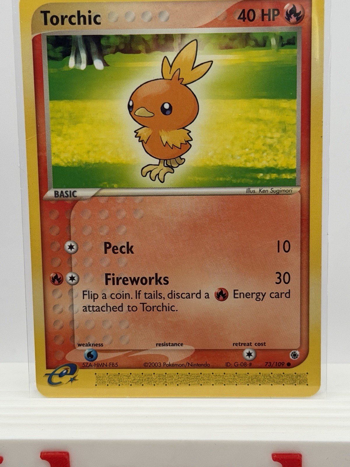 Nintendo Torchic Pokémon TCG Basic Regular 2003 73/109 266