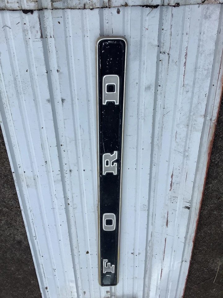 Placa de identificación de puerta trasera Ford Truck F100 F200 F300 1970 1971 1972 F O R D Foto 4 de 4