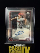 2025 Topps Chrome Update Autograph #AC-CPE RC Chase Petty Cincinnati Reds