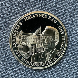 Johannes Rau | Präsidenten der Bundesrepublik Deutschland | Medaille Ø 40 mm