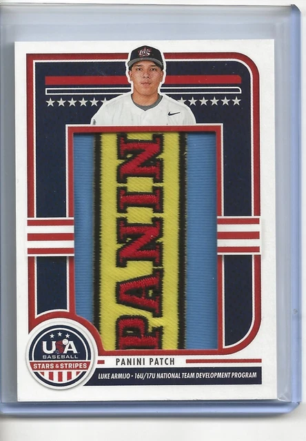 1/1 2025 Panini Stars & Stripes Luke Armijo RC Game Used Jumbo Patch #JMJ-ZX