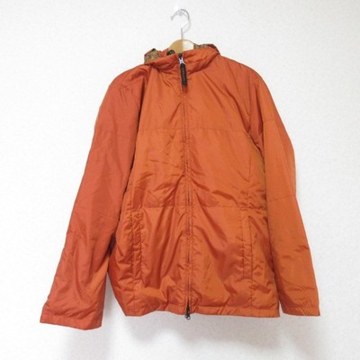 EVEX by KRIZIA Hooded Down Jacket, Size 40, Orange Women USED