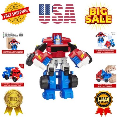 Playskool Heroes Rescue Bots Optimus Prime, 4.5-Inch Action Figure, Kids Conv...