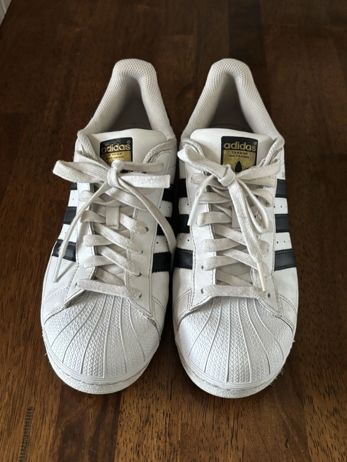 Sneakers Adidas bambina Superstar bianche e nere taglia 9 BELLE