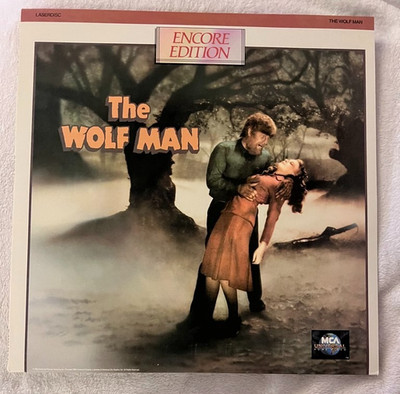 The Wolf Man 1990 Laserdisc Encore Edition Horror Claude Rains 1940s