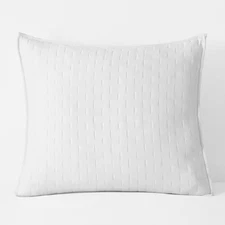 Air Layer White Cotton Euro Sham