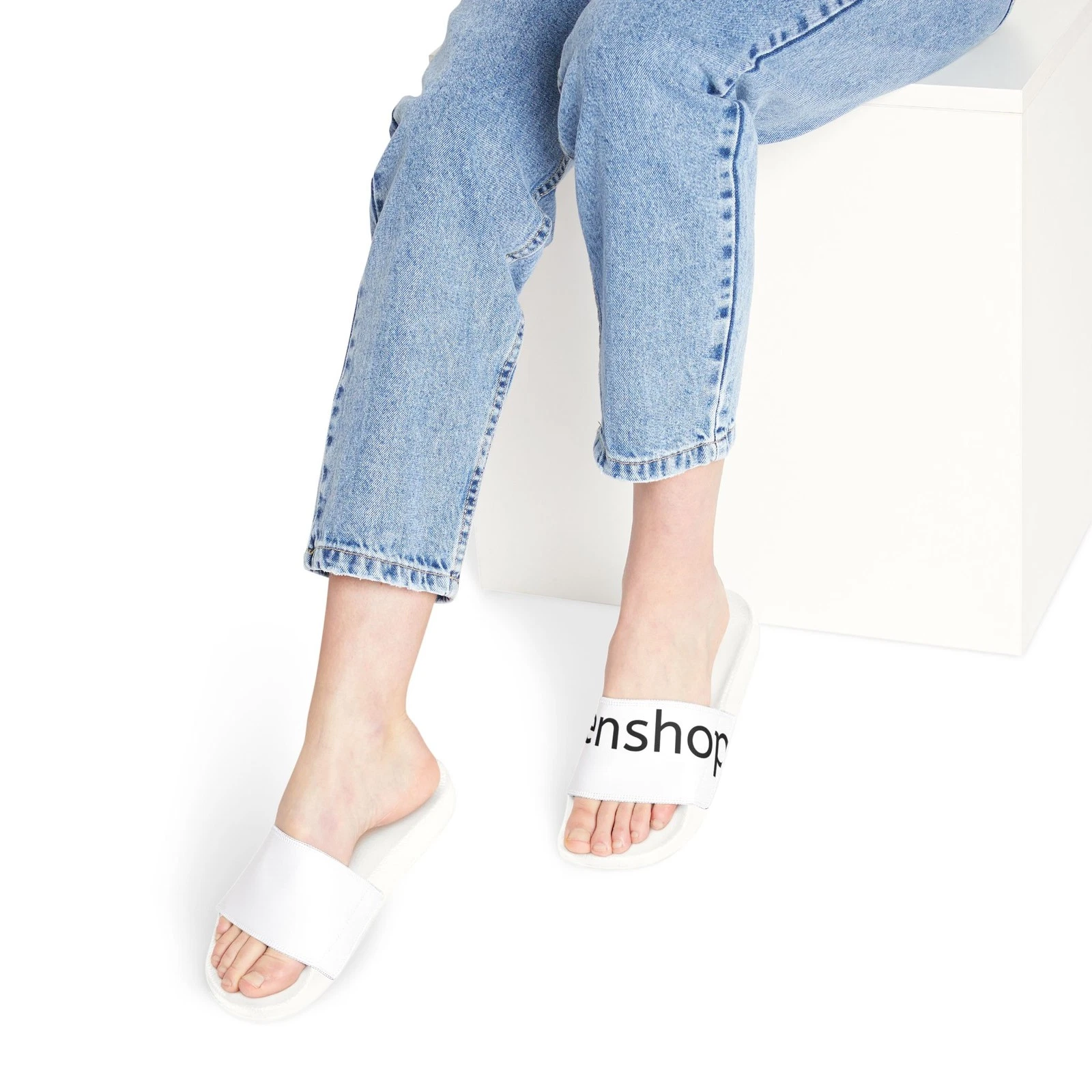White Slide Sandals | Removable Strap Slides
Opens in a new window or tab