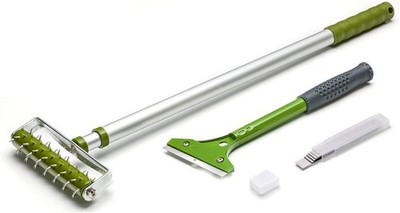 Colorus Tapetenentferner Set 3 tlg | Tapetenschaber 10 cm Bodenschaber Tapete...