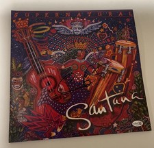 Carlos Santana Signed SUPERNATURAL Vinyl JSA COA Autographed Auto IP b