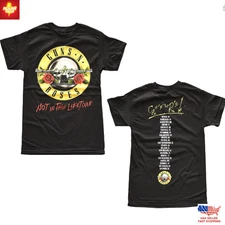 Trending Guns N Roses GNR Not In This Lifetime Concert Tour Men's Black T-Shirt